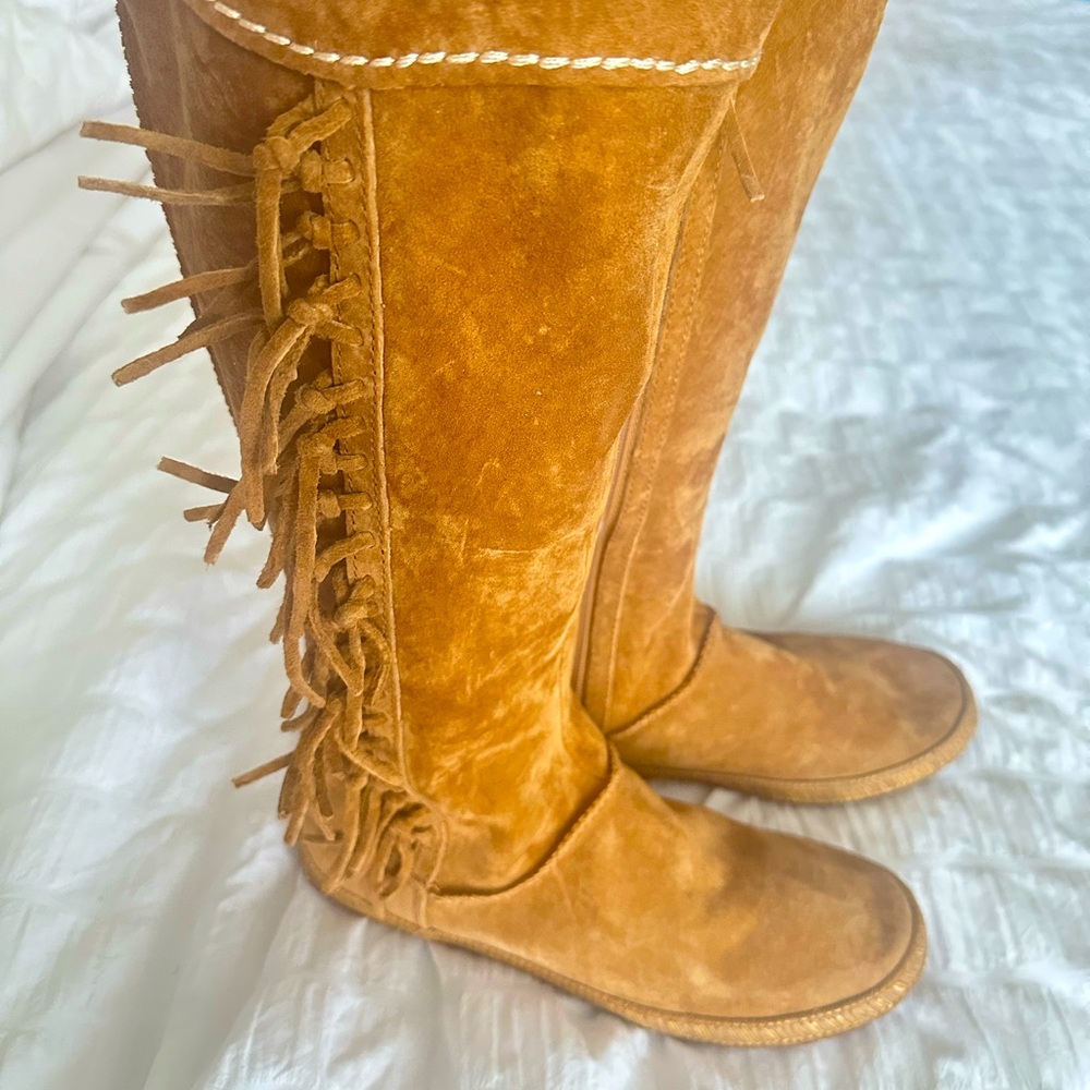 Ugg moccasin slim boots
